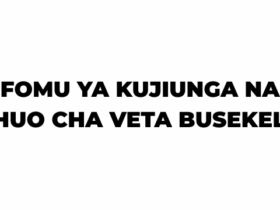 Fomu ya Kujiunga na Chuo cha VETA Busekelo 2026