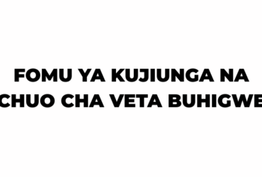 Kujiunga na Chuo cha VETA Buhigwe 2026
