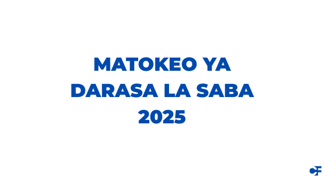 NECTA Darasa la Saba 2025
