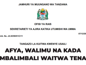 Walioitwa kwenye Usaili Afya na Walimu na Kada nyingine MDAs & LGAs 2025