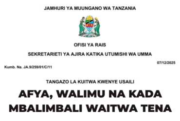 Walioitwa kwenye Usaili Afya na Walimu na Kada nyingine MDAs & LGAs 2025