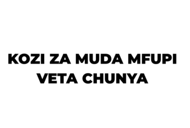 Kozi za Muda Mfupi Zinazotolewa na Chuo cha Ufundi Stadi VETA Chunya