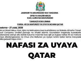 Mafunzo ya Uyaya Qatar 2026