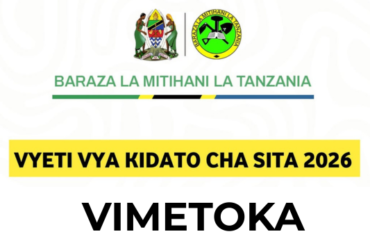 Vyeti vya Kidato cha Sita 2026 NECTA Vimetoka