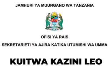 Walioitwa Kazini Sekretarieti ya Ajira Leo Julai 28, 2026