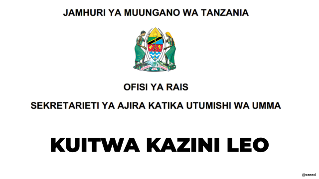 Walioitwa Kazini Sekretarieti ya Ajira Leo Julai 28, 2026