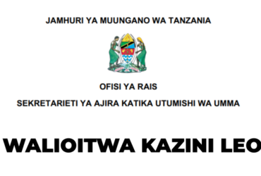 Walioitwa Kazini Sekretarieti ya Ajira Leo Julai 30, 2026