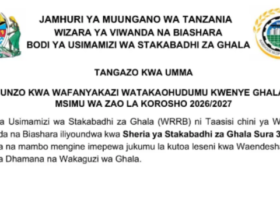 Mafunzo kwa Wafanyakazi wa Ghala Kuu la Korosho 2026/2027 WRRB