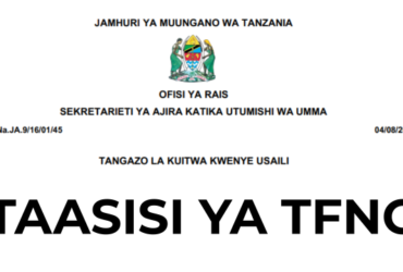 Usaili TFNC 2026: Sekretarieti ya Ajira Yatangaza Ratiba ya Usaili kwa Waombaji wa Kazi