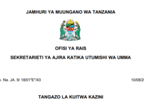 Walioitwa Kazini Kampuni ya Mbolea Tanzania (TFC) Leo Agosti 10, 2026