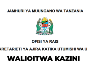 Walioitwa Kazini Sekretarieti ya Ajira Aug 27-28