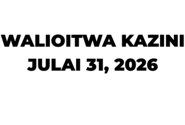 Walioitwa Kazini Sekretarieti ya Ajira Leo Julai 31, 2026