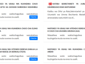 Matokeo ya Usaili Ajira Portal Sept 24-26