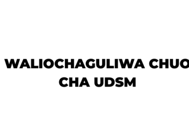 Waliochaguliwa Chuo Kikuu cha UDSM 2026-2027