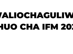 Waliochaguliwa Chuo cha IFM 2026-2027