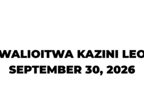 Walioitwa Kazini Sekretarieti ya Ajira Sept 26-30