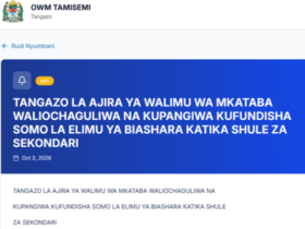 Majina ya Walimu wa Elimu ya Biashara Waliochaguliwa 2026